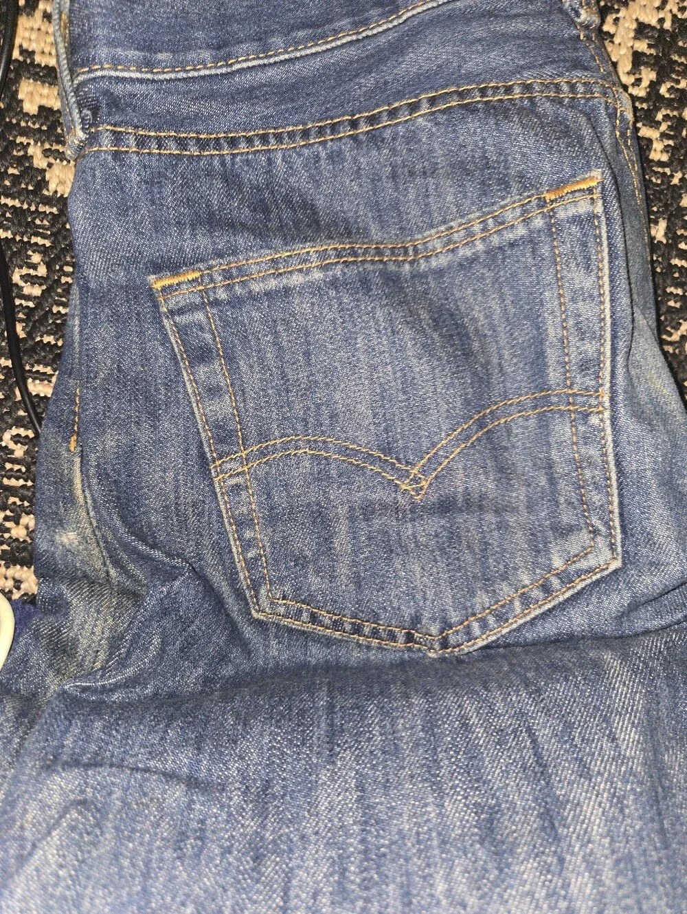 Levi's Men's Dark Blue Bootcut Jeans